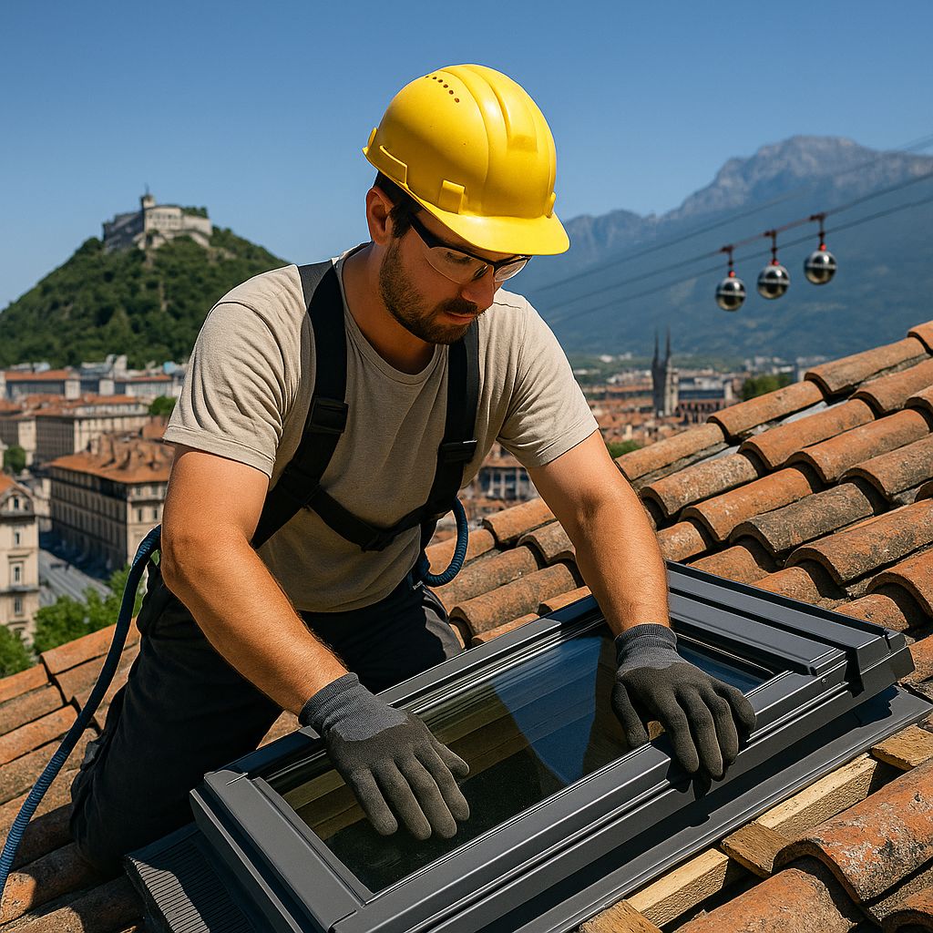 Réfection de toiture et zinguerie à Grenoble